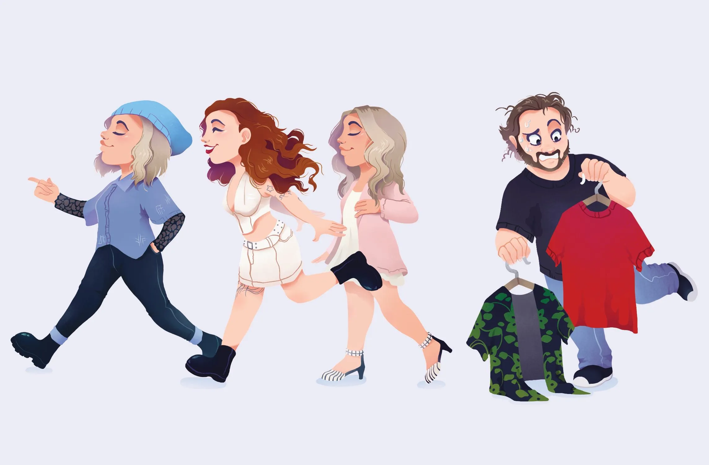 It’s bolder! It’s badder! It’s too much for Associate Editor Alton Barnhart to handle, but he does what he can with this 1-on-3 interview with his sisters. Illustration: Miranda Obic
