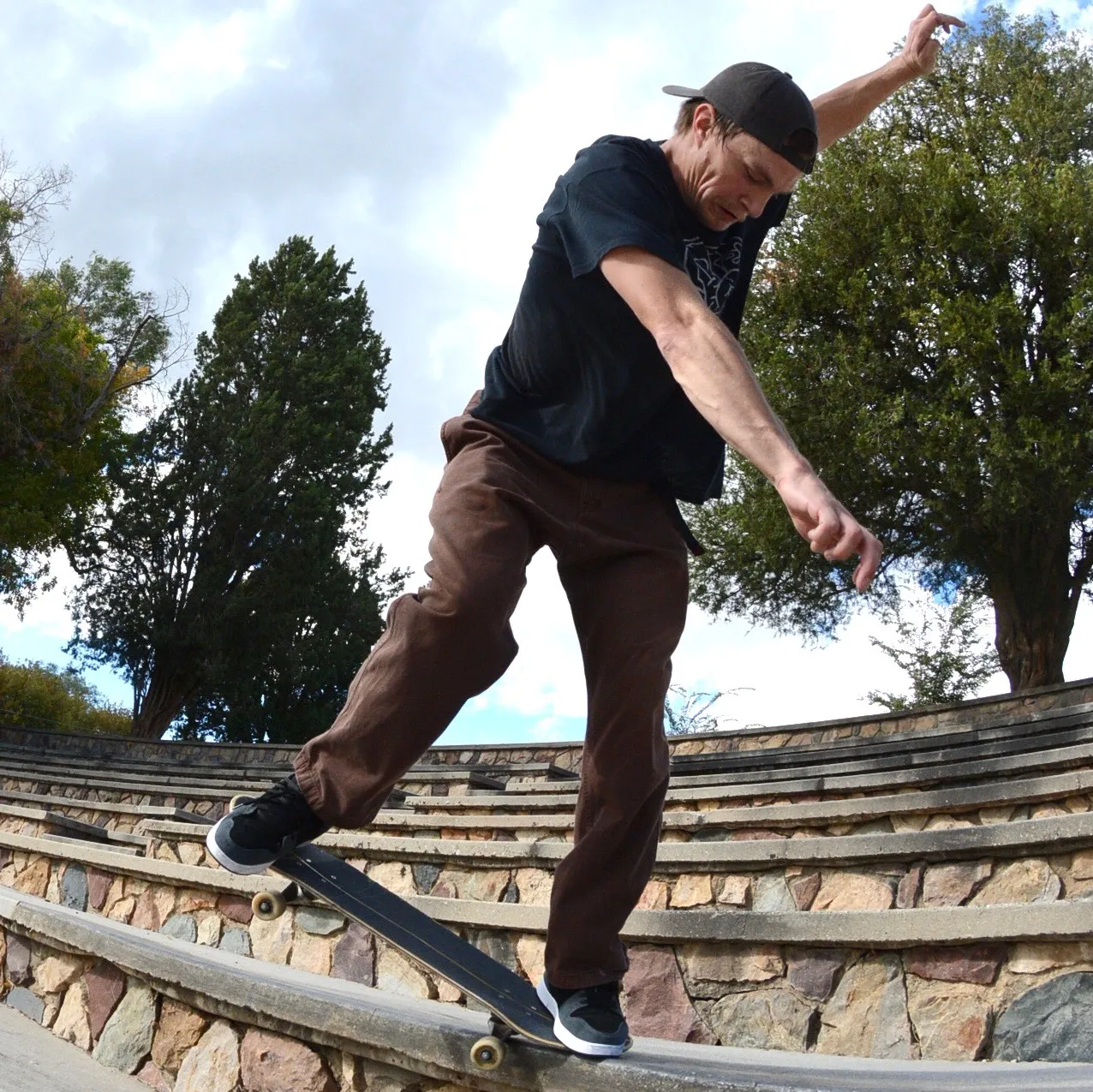 Coltyn Nelson — Backside 180 nosegrind — Murray Park, UT