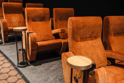 The new seats at Broadway Center Cinemas