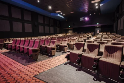 The new seats at Broadway Center Cinemas