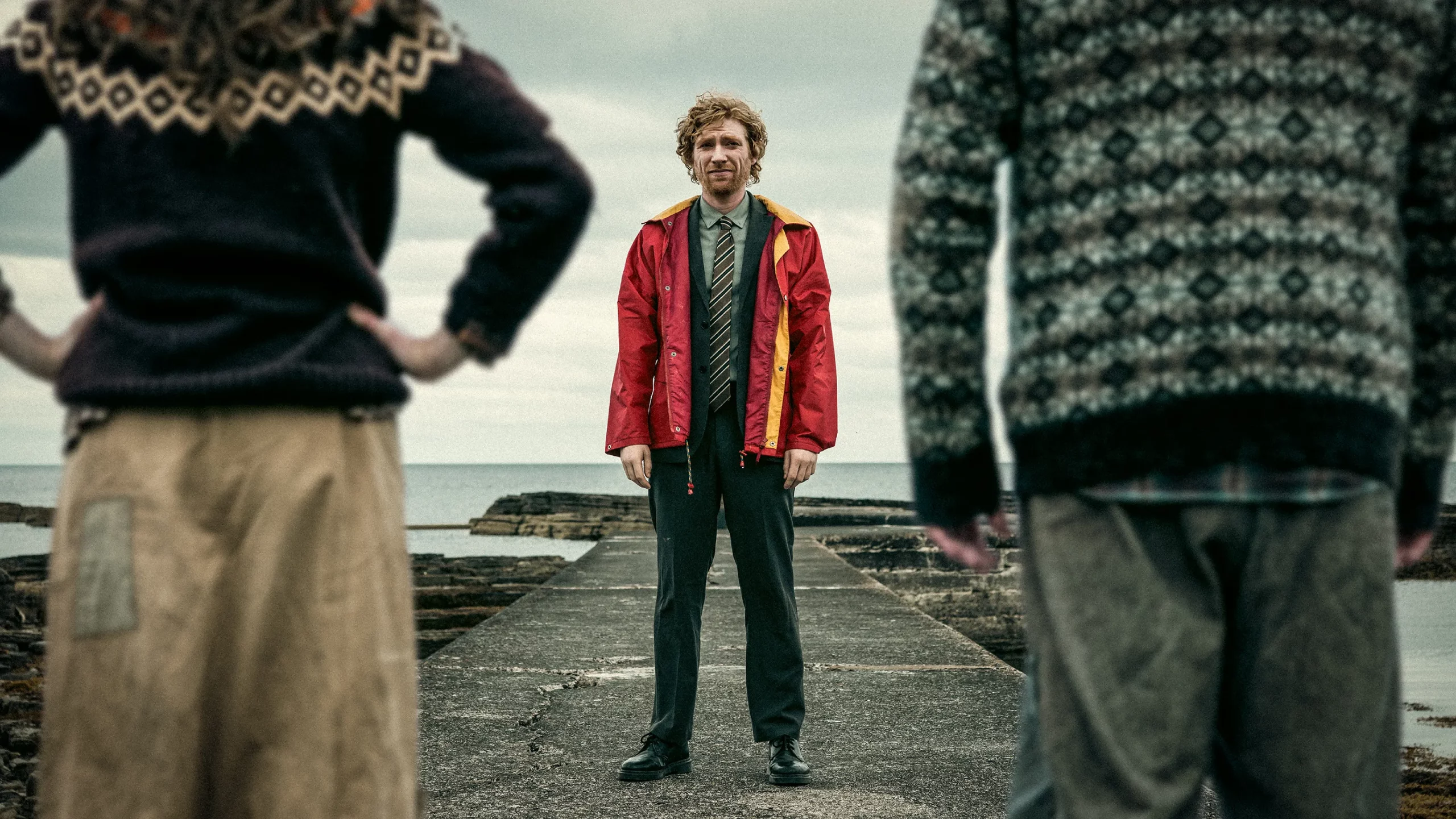 Domhnall Gleeson, Gayle Rankin and Grant O'Rourke appear in The Incomer by Louis Paxton, an official selection of the 2026 Sundance Film Festival. Courtesy of Sundance Institute | photo by Anthony Dickenson.